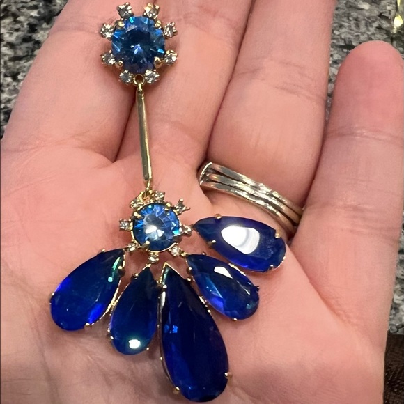 Kate Spade 'color crush" earrings blue